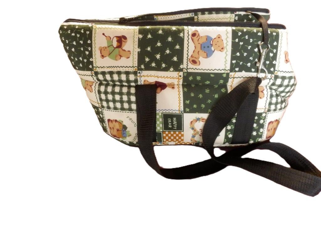(6) -sac de transport vert pour petit chien, Animaux & Accessoires, Enlèvement ou Envoi, Comme neuf
