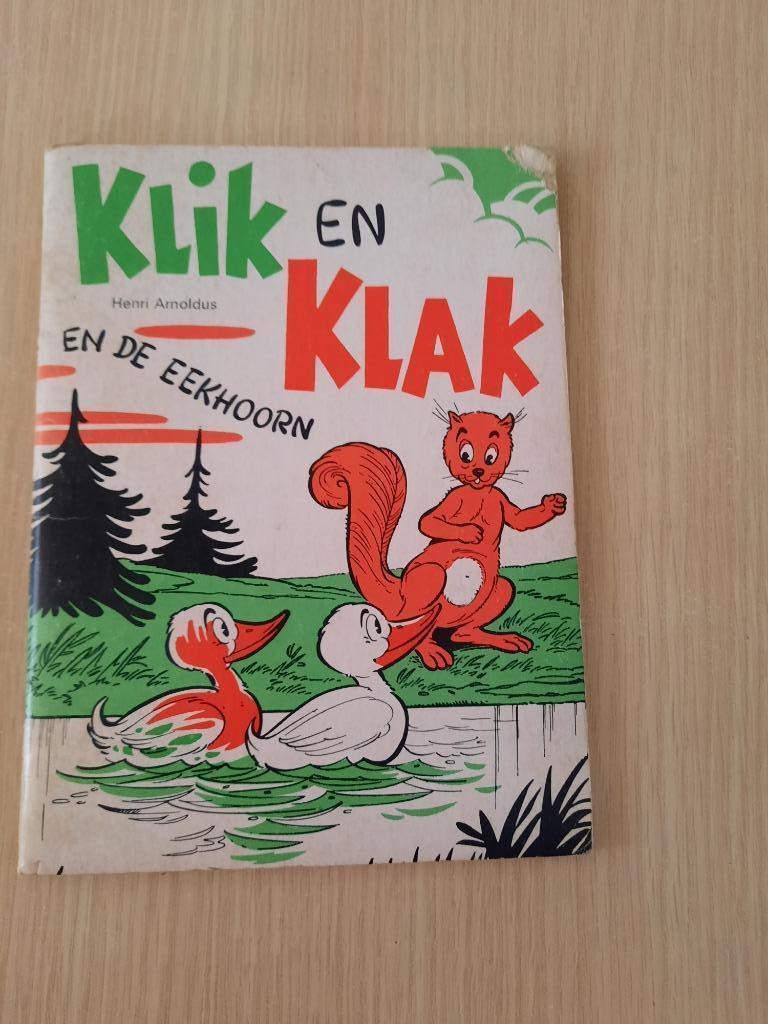 boek Klik en Klak en de eekhoorn, Boeken, Ophalen, Gelezen, Henri Arnoldus, Fictie algemeen