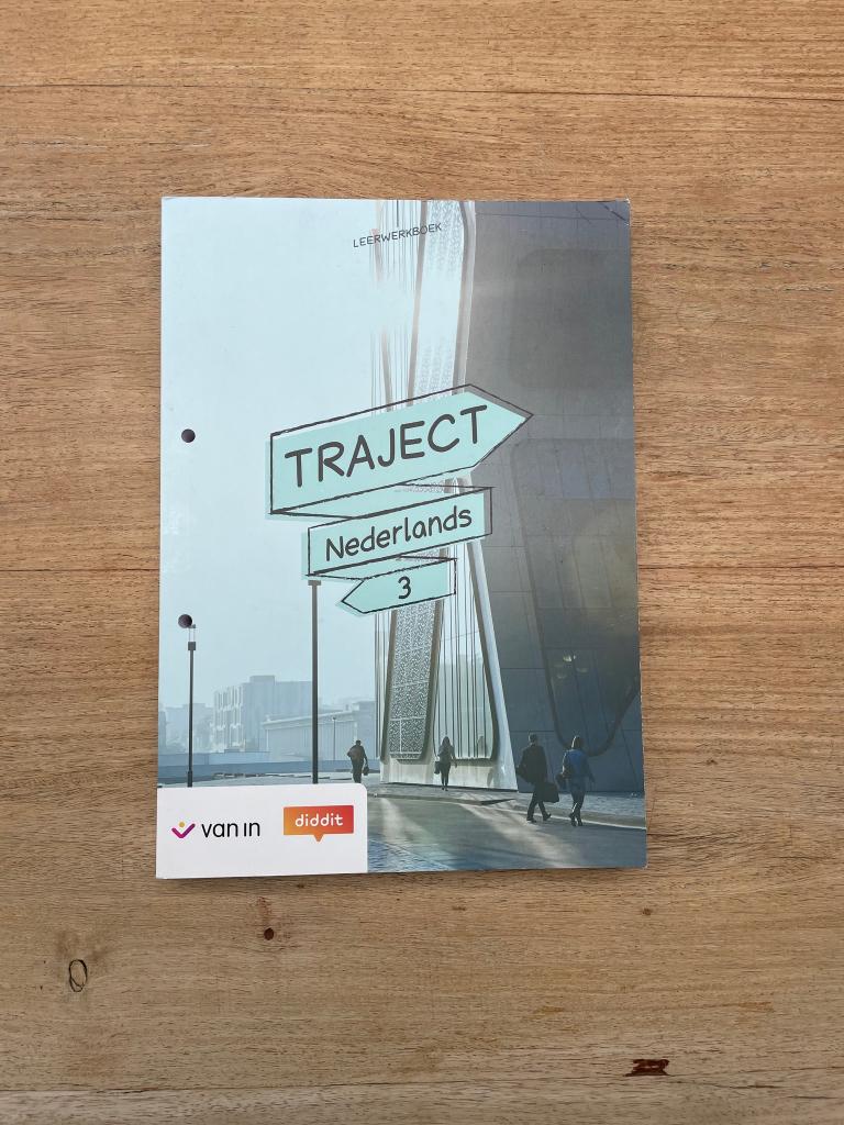 Traject Nederlands 3 D leerwerkboek + trajectwijzer, Boeken, Schoolboeken, Ophalen, ASO, Zo goed als nieuw, Van In