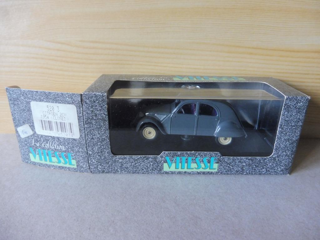 1:1:43 Vitesse 520.3 Citroën 2CV 1954 gesloten, grijs, Ophalen of Verzenden, Zo goed als nieuw, Auto