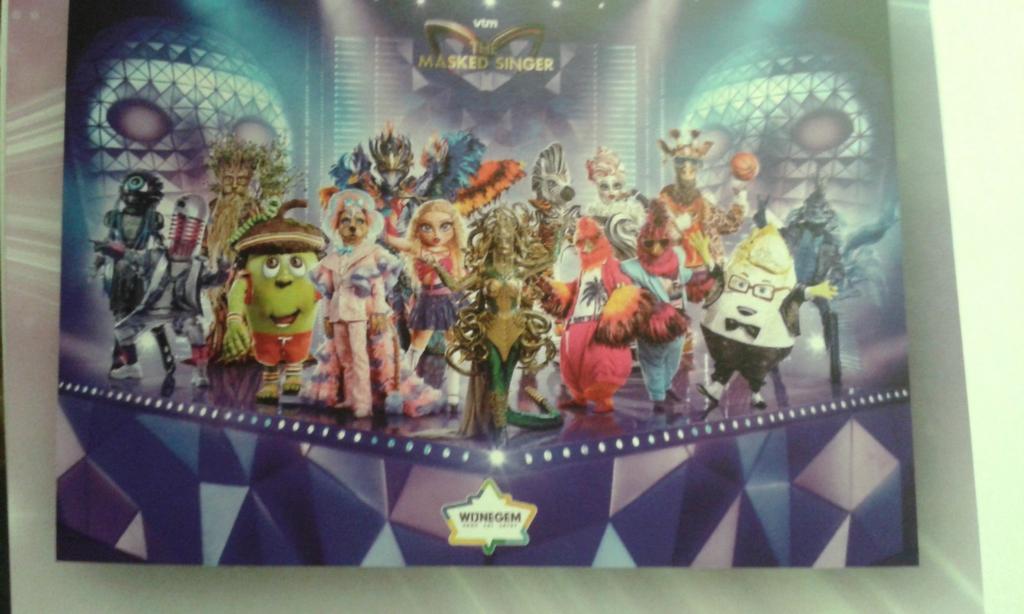 Poster  Masked Singer 2024, Ophalen of Verzenden