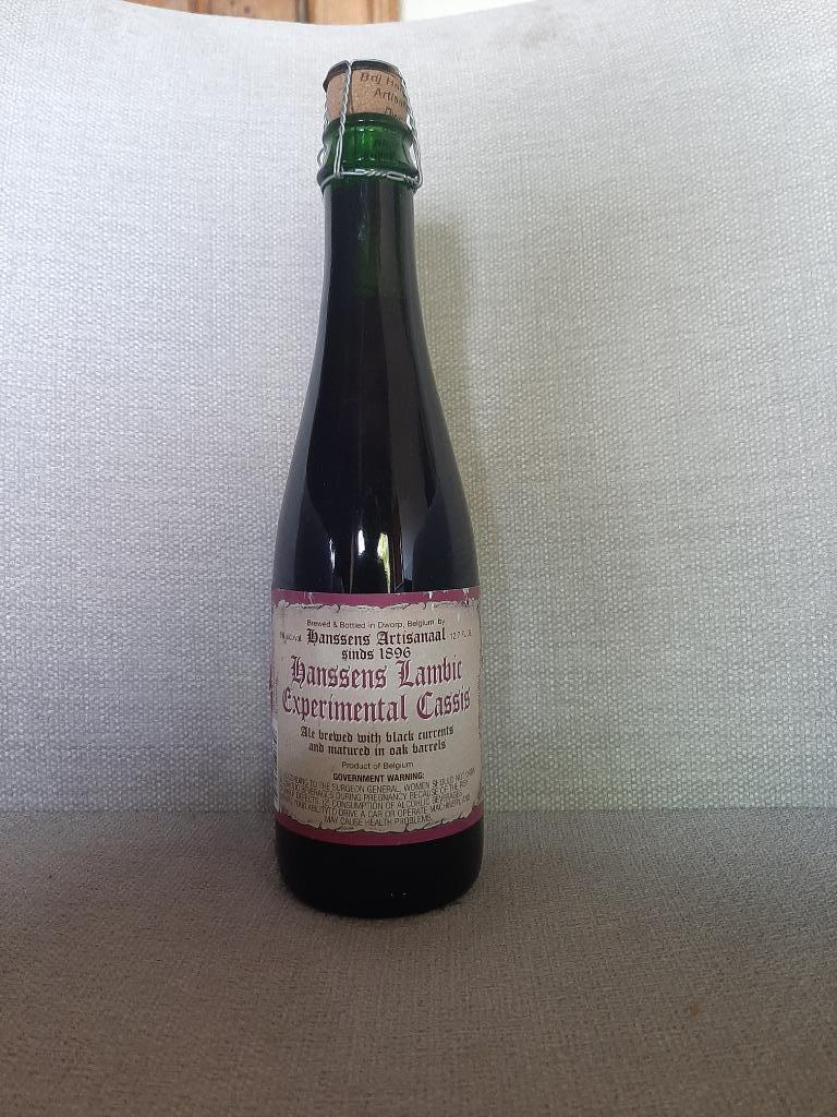 hanssens lambic - experimental cassis -2015- 37.5 cl, Ophalen, Nieuw, Flesje(s), Overige merken