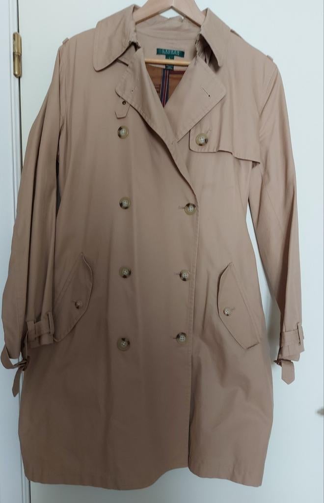 Trenchcoat Ralph Lauren, Kleding | Dames, Ophalen, Zo goed als nieuw, Maat 42/44 (L)