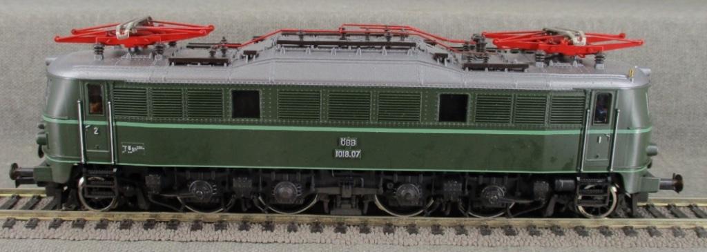 Locomotive électrique Roco BR1018 de l'ÖBB, Analogique, Comme neuf, Roco, Courant continu