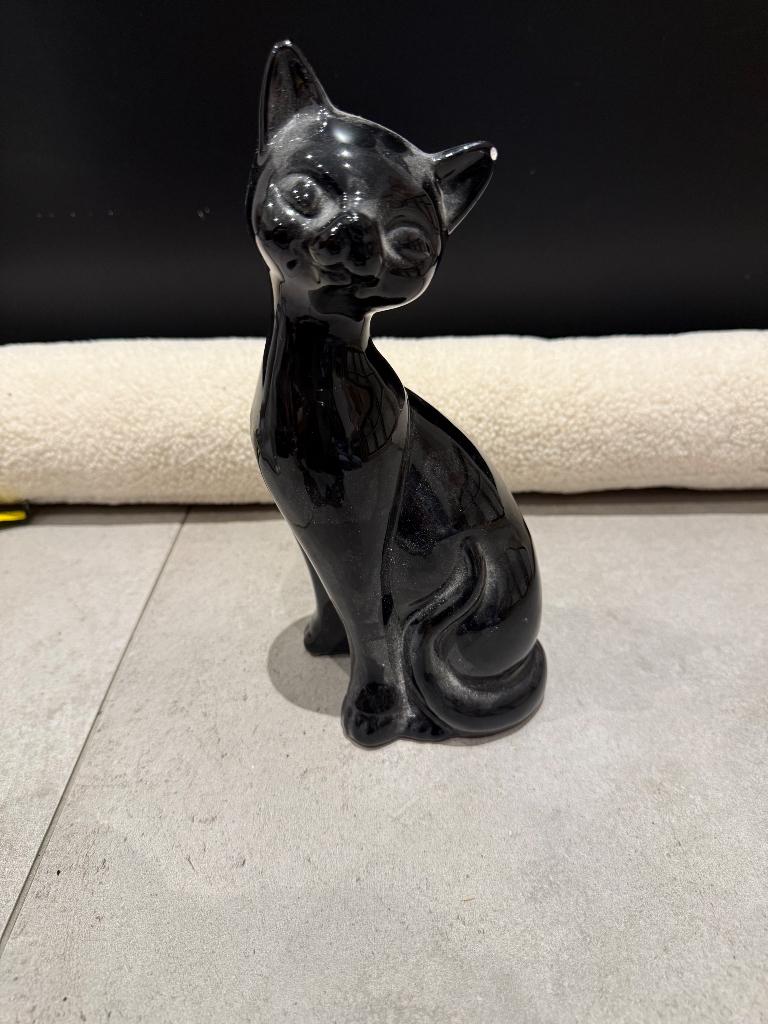 Figurine chat noir, Verzamelen, Ophalen of Verzenden, Zo goed als nieuw, Dier