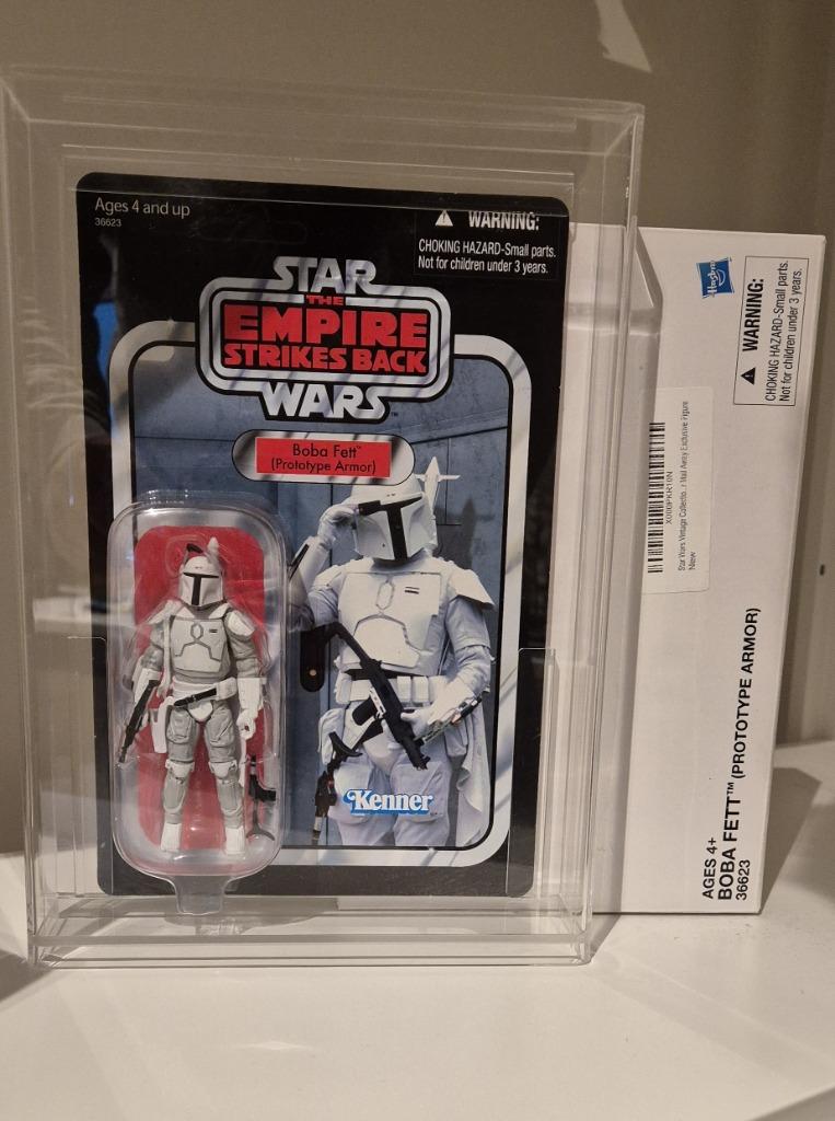 Hasbro Kenner Star Wars Boba Fett Prototype Armor met doos, Ophalen of Verzenden, Zo goed als nieuw, Actiefiguurtje