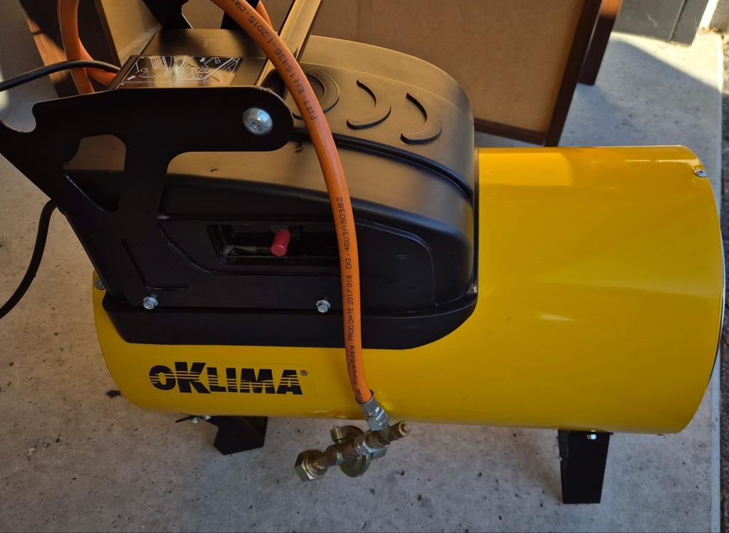 Pistolet à air chaud turbo OKLIMA ÉTAT NEUF, Enlèvement, Comme neuf