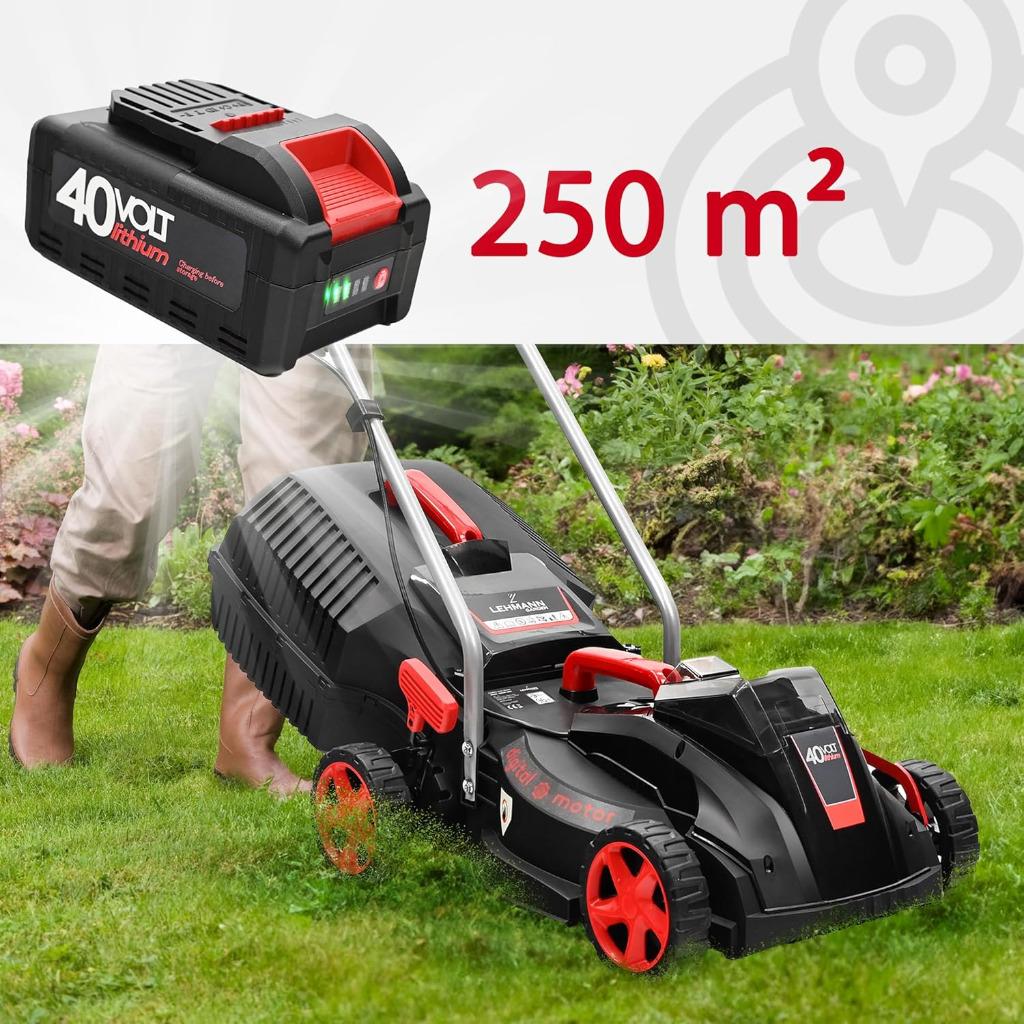 Krachtige Brushless Accu Grasmaaier 40V. 100 Minuten Maaien!, Tuin en Terras, Grasmaaiers, Verzenden, Nieuw