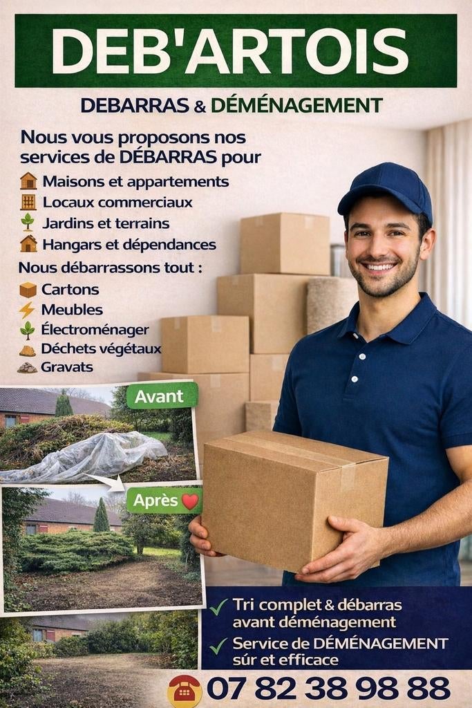 Debarras Maisons , locaux commerciaux..., Ophalen of Verzenden
