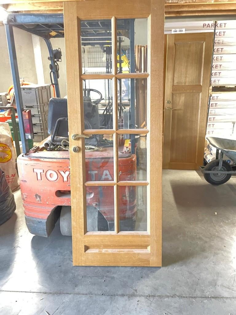 glazen binnendeur, Ophalen, Gebruikt, Minder dan 80 cm, Binnendeur