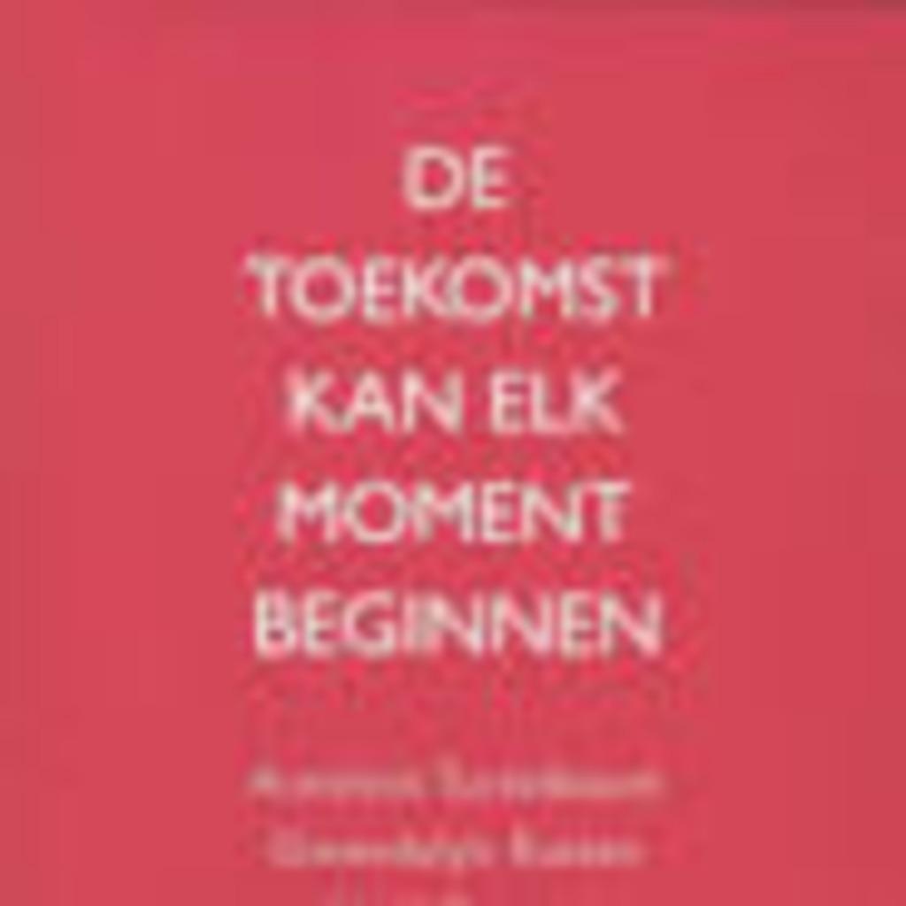 De toekomst kan elk moment beginnen annemie turtelboom 134 b, Ophalen of Verzenden, Zo goed als nieuw