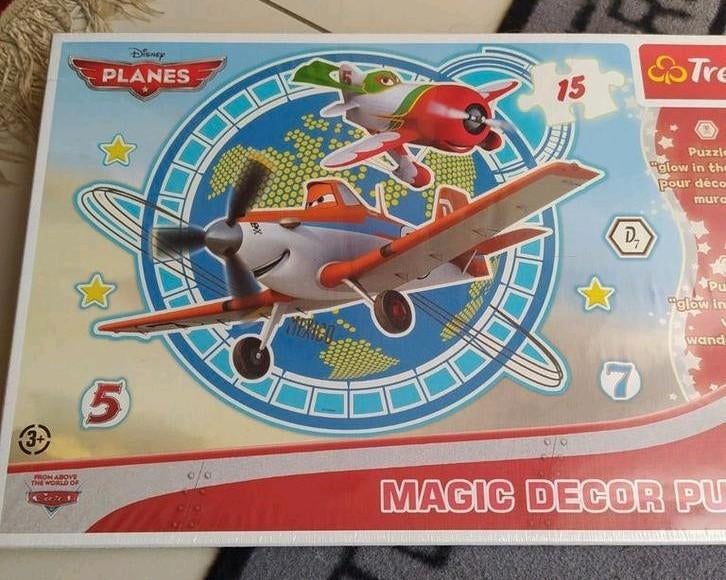 Planes magic decor puzzel in perfecte staat, Ophalen of Verzenden, Nieuw