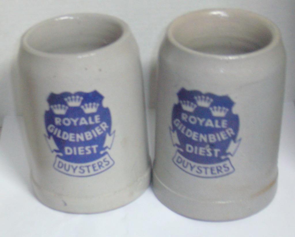 2 stenen chope royale gildenbier duysters 25 cl, Ophalen of Verzenden