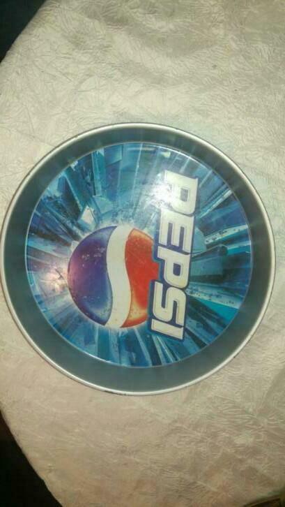 Coupelle pepsi cola 3D 2004 metal 35cm x 5.5 cm, Ophalen of Verzenden