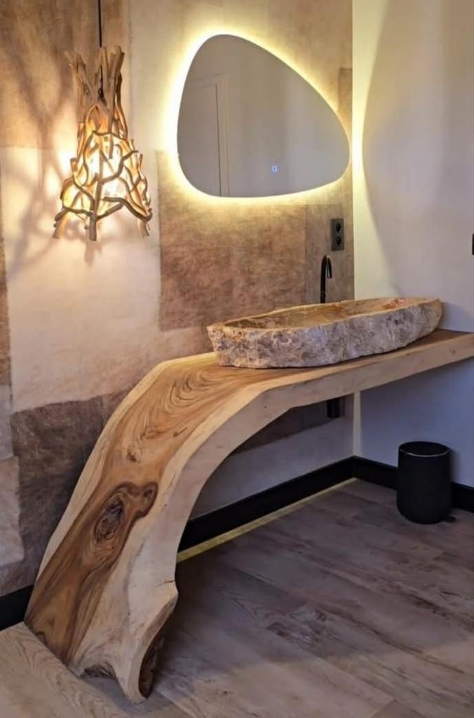Table Cascade en Suar., Maison & Meubles, Tables | Coiffeuses, Neuf, Enlèvement