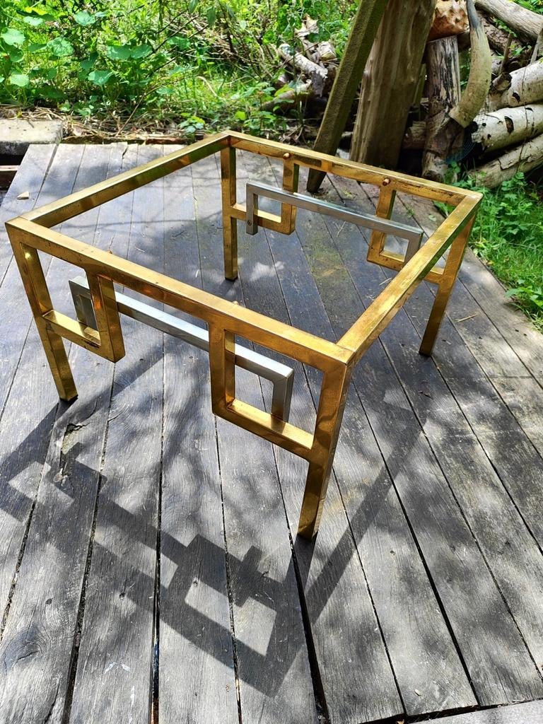 Vintage design salontafel onderstel chroom, Huis en Inrichting, Tafels | Salontafels, Ophalen of Verzenden