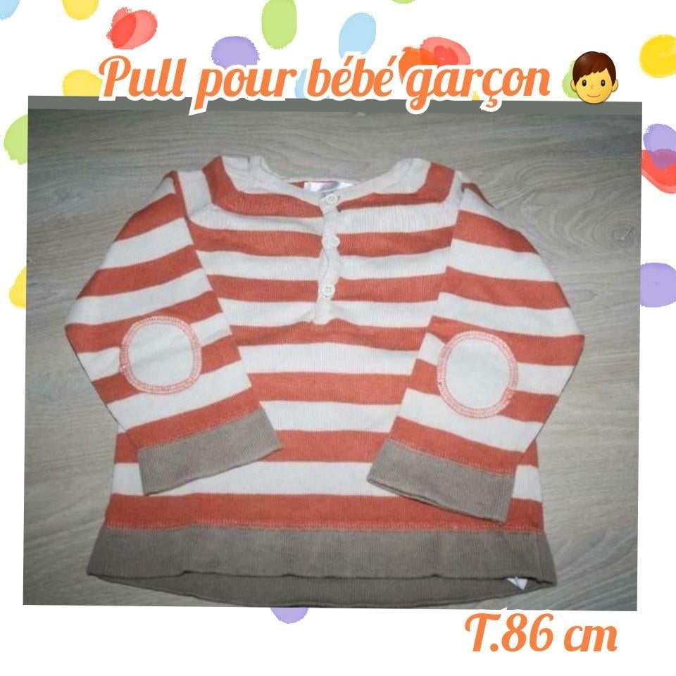 Met ML gevoerde trui voor babyjongens -T.86 cm, Ophalen of Verzenden, Gebruikt, Jongetje, Truitje of Vestje