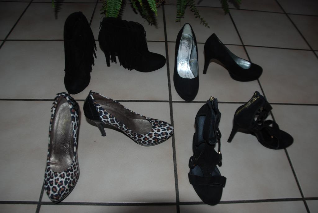 Escarpins,sandales et bottillons à talons hauts Pointure 38, Enlèvement ou Envoi, Escarpins, Comme neuf, Diverses