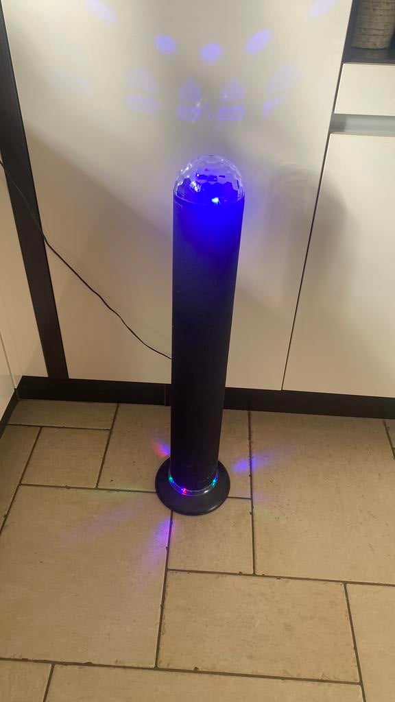 Box Bluetooth bigben tw11 music avec disco light, Audio, Tv en Foto, Ophalen of Verzenden, Zo goed als nieuw, Complete surroundset