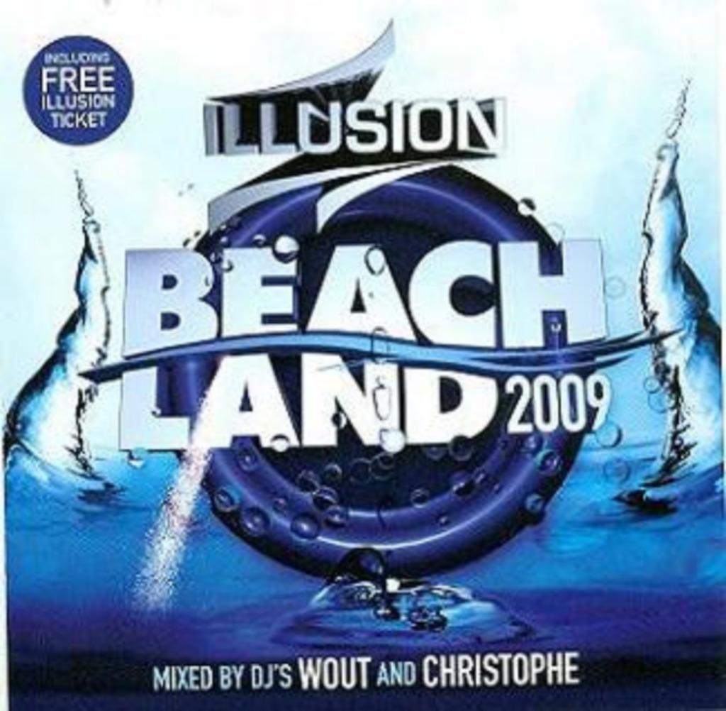 Various - Illusion Presents Beachland 2009 (2xCD, Comp, Mixe, Cd's en Dvd's, Cd's | Dance en House, Ophalen of Verzenden, Gebruikt