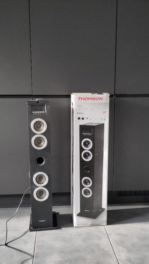Thomson Multimedia tower toren cd-speler soundbar, Ophalen, Zo goed als nieuw, Tuner of Radio, Overige merken