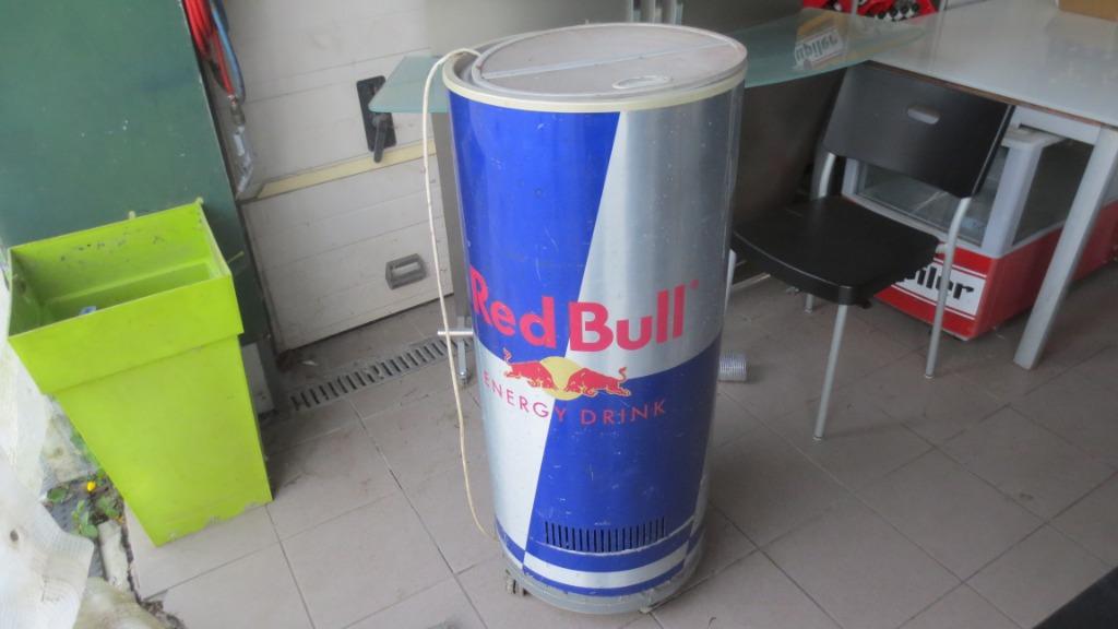 grote red bull frigo met wieltjes, Enlèvement, Utilisé