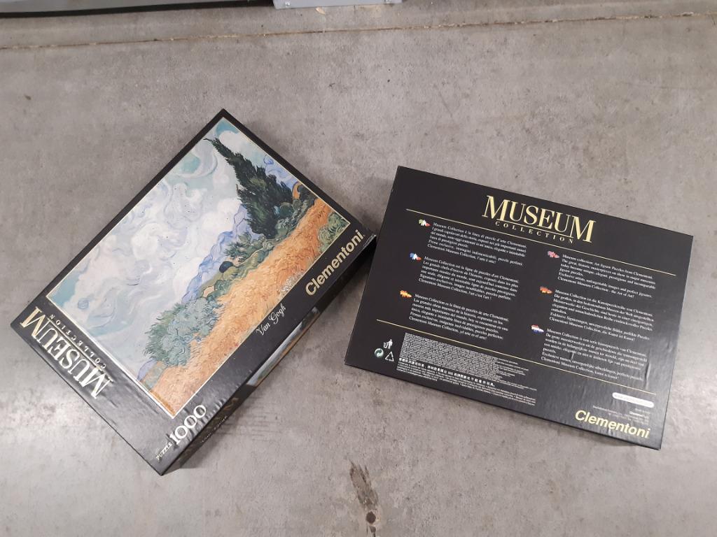 Van Gogh Museum Puzzel - Clementoni - 1000 stukjes, Hobby en Vrije tijd, Ophalen of Verzenden, 500 t/m 1500 stukjes, Zo goed als nieuw