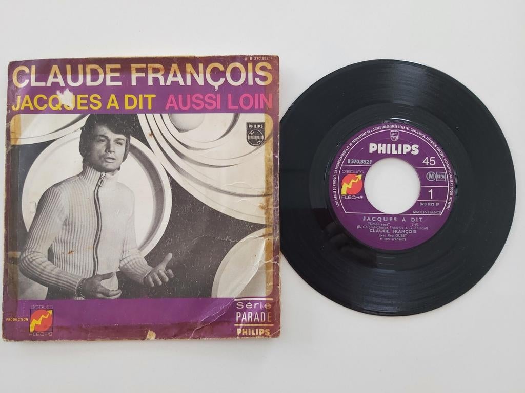 Claude François - Jacques zei, Ophalen of Verzenden, Gebruikt