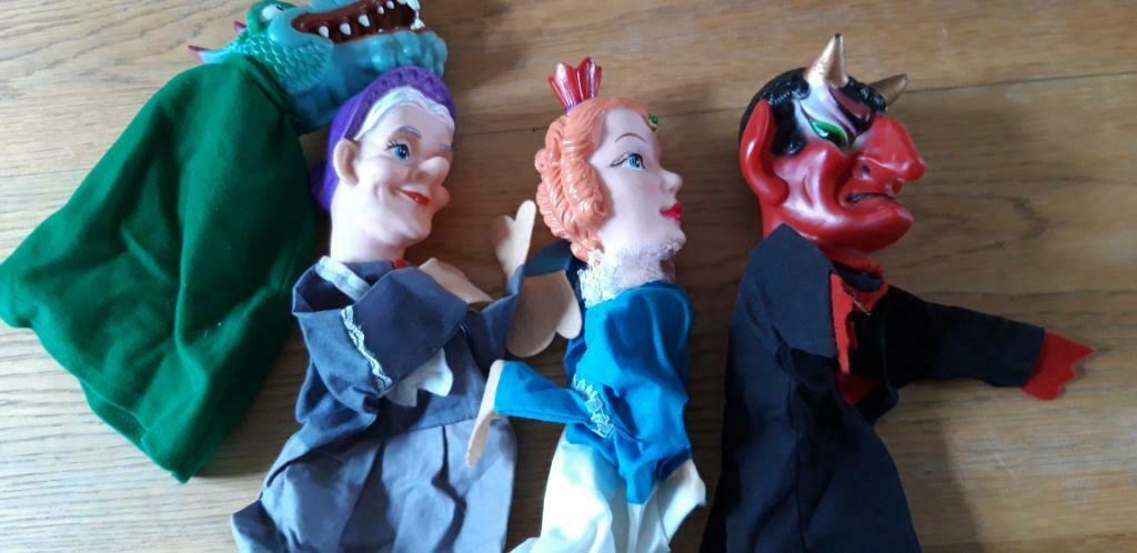 Poppenkastpoppen, Kinderen en Baby's, Speelgoed | Poppen, Ophalen of Verzenden, Gebruikt