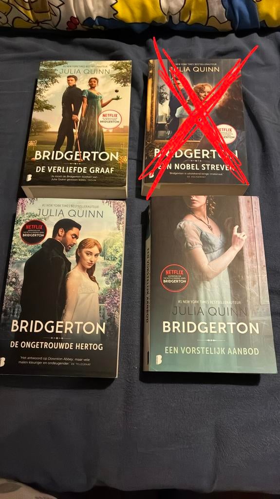 Bridgerton 1-3, Boeken, Ophalen, Zo goed als nieuw