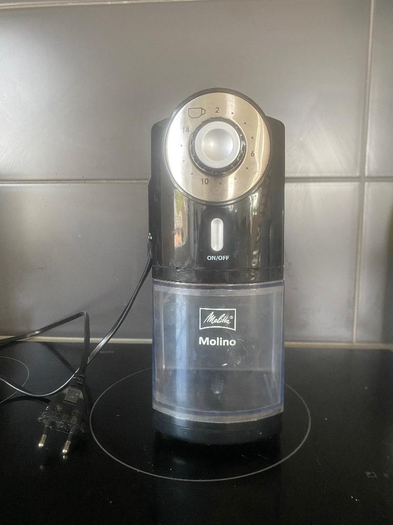 Koffiemolen melitta molino, Elektronische apparatuur, Koffiezetapparaten, Ophalen of Verzenden, Zo goed als nieuw