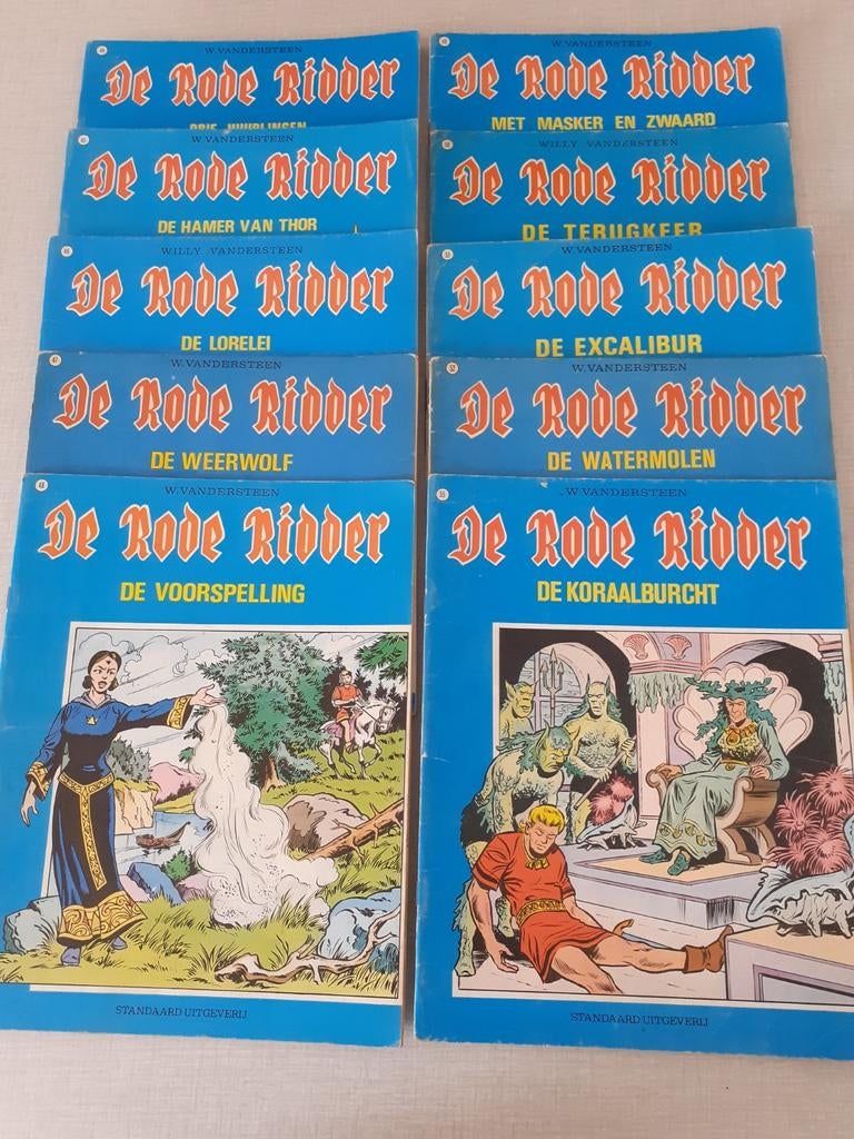 Réimprimez The Red Knight., Plusieurs BD, Enlèvement ou Envoi, Willy Vandersteen, Utilisé