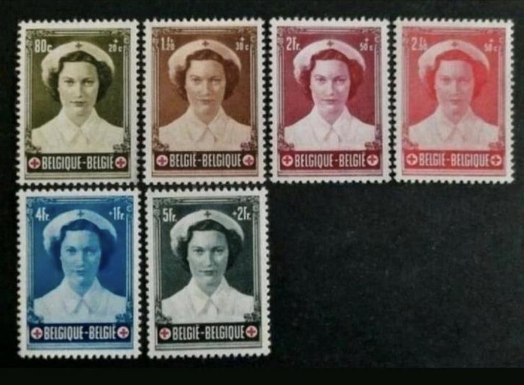 België: OBP 912/17 ** Rode Kruis 1953., Orginele gom, Ophalen of Verzenden, Zonder stempel, Postfris