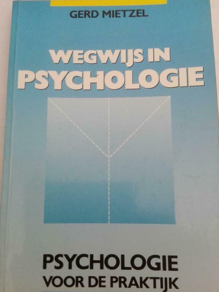 Wegwijs in de psychologie Gerd Mietzel uitgeverij Thieme, Livres, Psychologie, Enlèvement ou Envoi, Comme neuf, Psychologie cognitive
