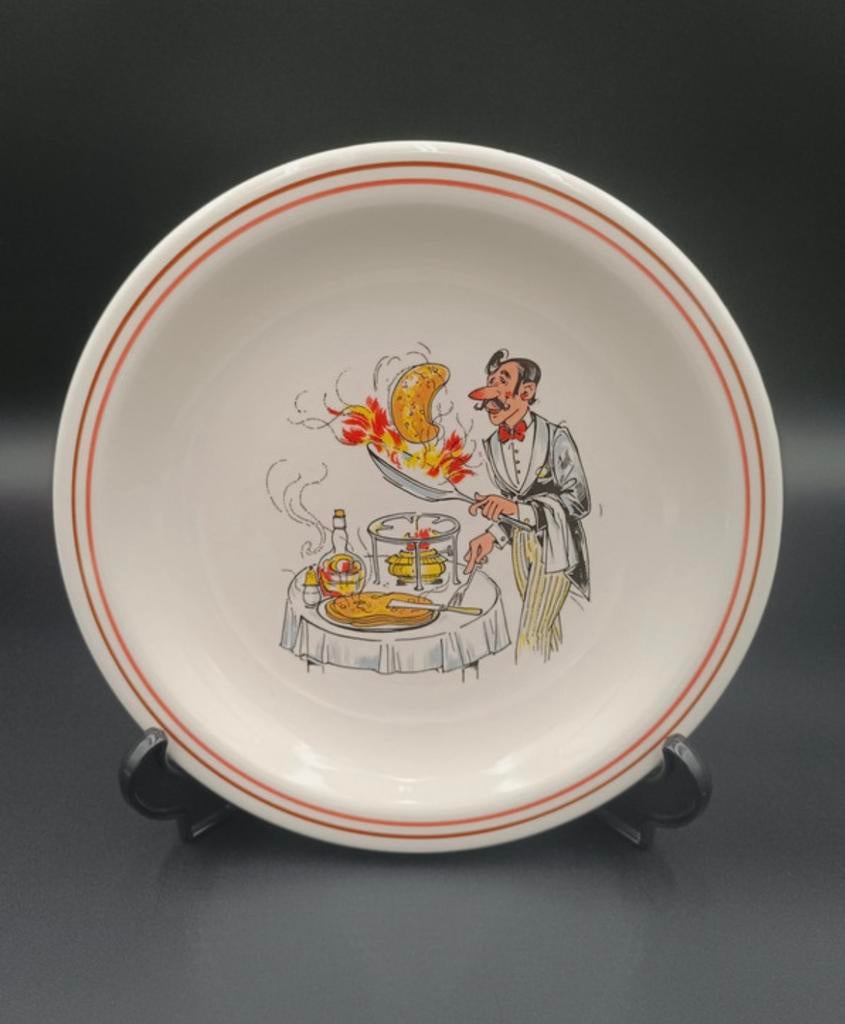Set van 6 originele Italiaanse borden, Ophalen of Verzenden, Bord(en)