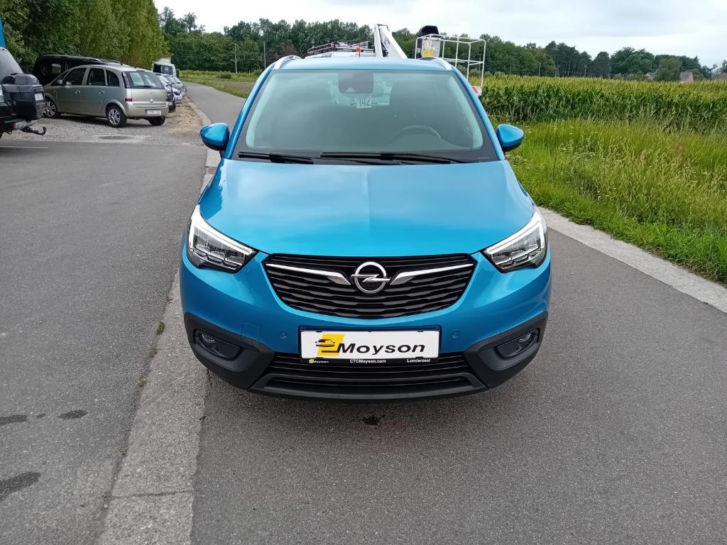 Opel Crossland X Benzine - Automaat, Auto's, Stof, Euro 6, 1199 cc, Blauw