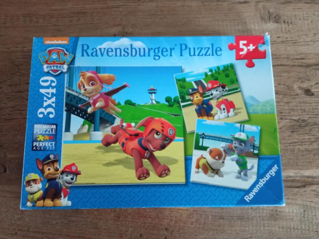 Puzzels - 3 x 49 stuks + 1 x 50 stuks, Enlèvement, 10 à 50 pièces, Utilisé, 2 à 4 ans
