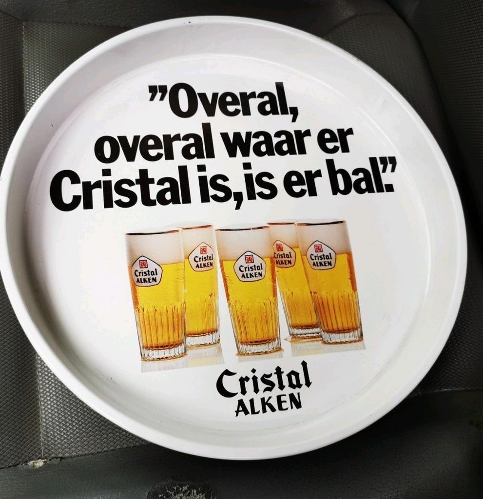 Cristal Alken dienblad 30 cm, Verzamelen, Ophalen of Verzenden, Zo goed als nieuw, Overige typen, Overige merken