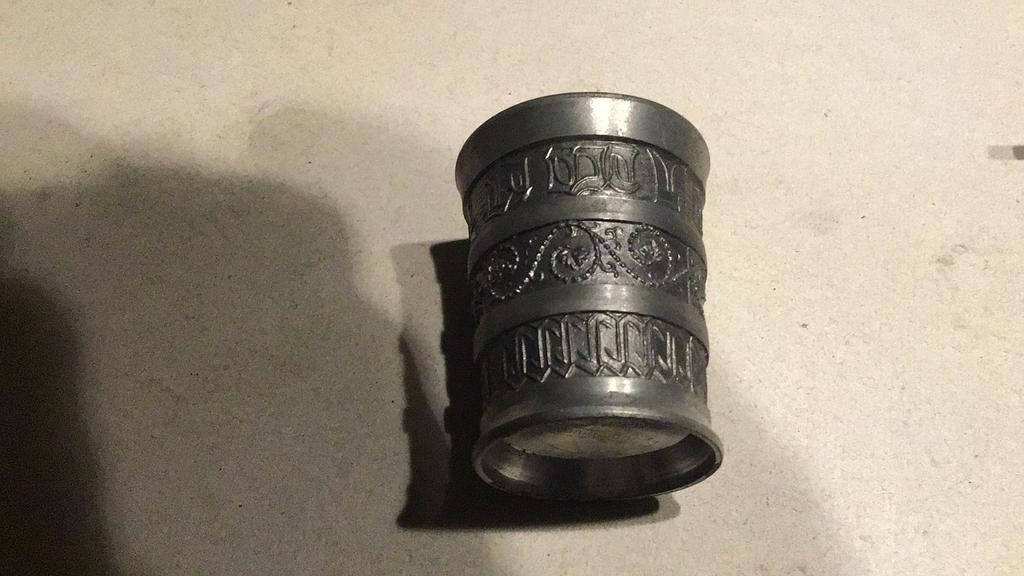 Tin shotglas (d9), Ophalen of Verzenden