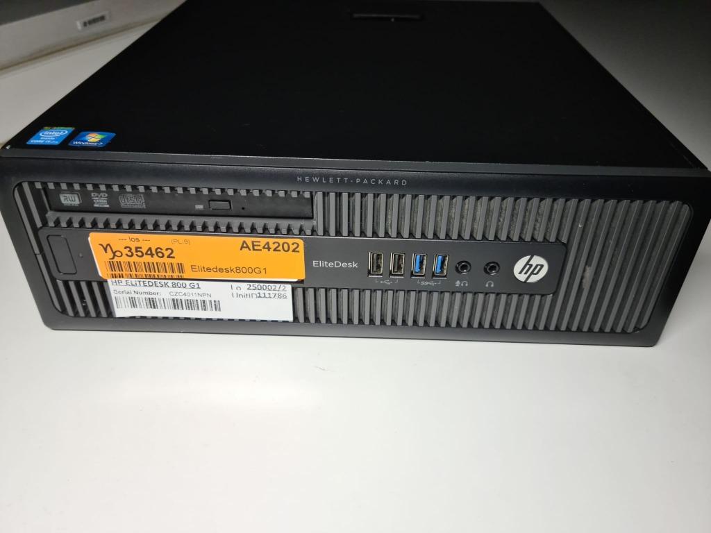Ordinateur HP EliteDesk 800 G1 SFF - 256 Go de stockage de c, Neuf, 8 GB, HP, HDD