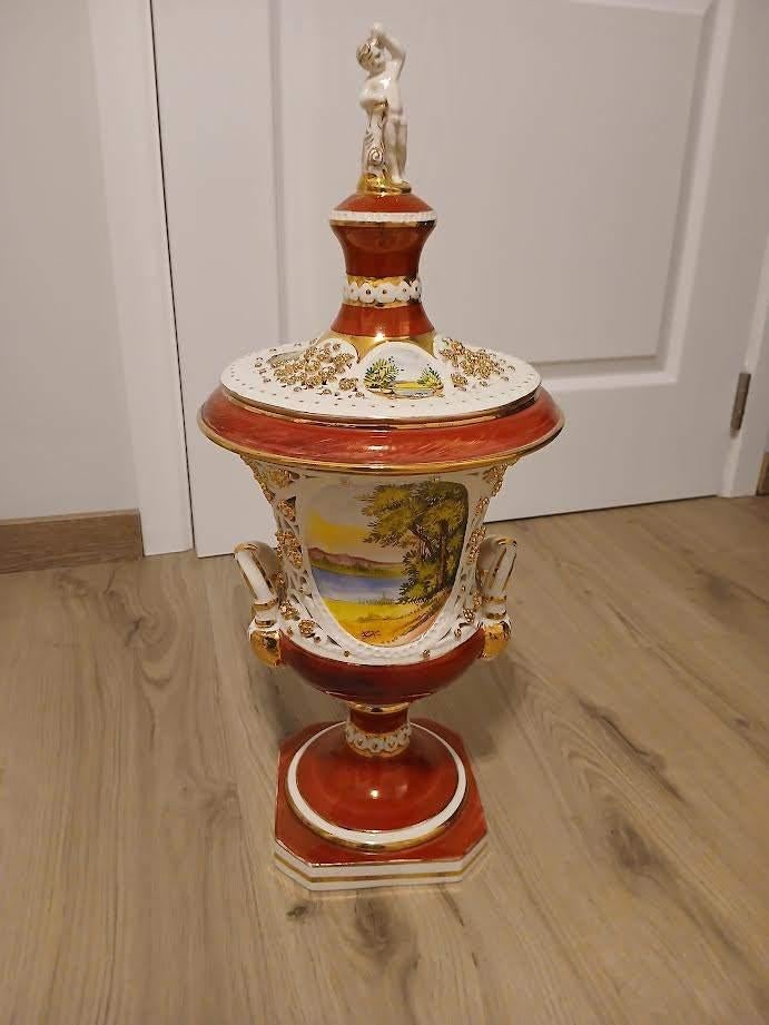 Capodimonte dekselvaas, Antiek en Kunst, Antiek | Keramiek en Aardewerk, Ophalen