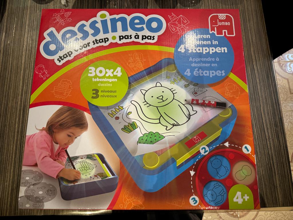 Dessineo leuk om te tekenen voor kleuters, Ophalen, Zo goed als nieuw, Knutselen, Met licht
