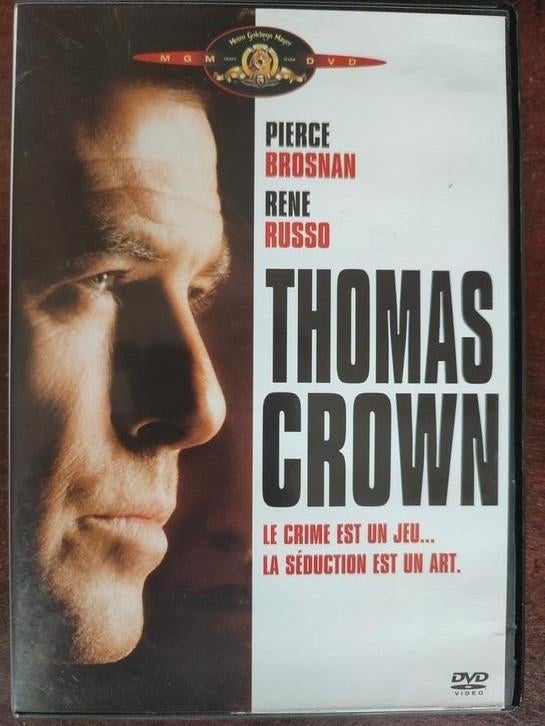 DVD : THE THOMAS CROWN AFFAIR   nederlands/frans ondertiteld, Ophalen of Verzenden, Zo goed als nieuw, Nederlands, Nederlands