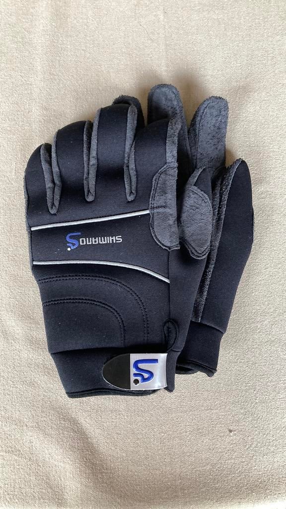 Zwarte koershandschoenen merk Shimano maat L, Vêtements d'extérieur, Enlèvement ou Envoi, Utilisé, L