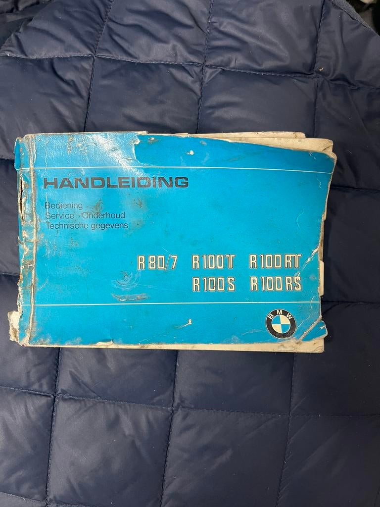 BMW Notice série R100 NL versie, Motoren, Ophalen of Verzenden, BMW