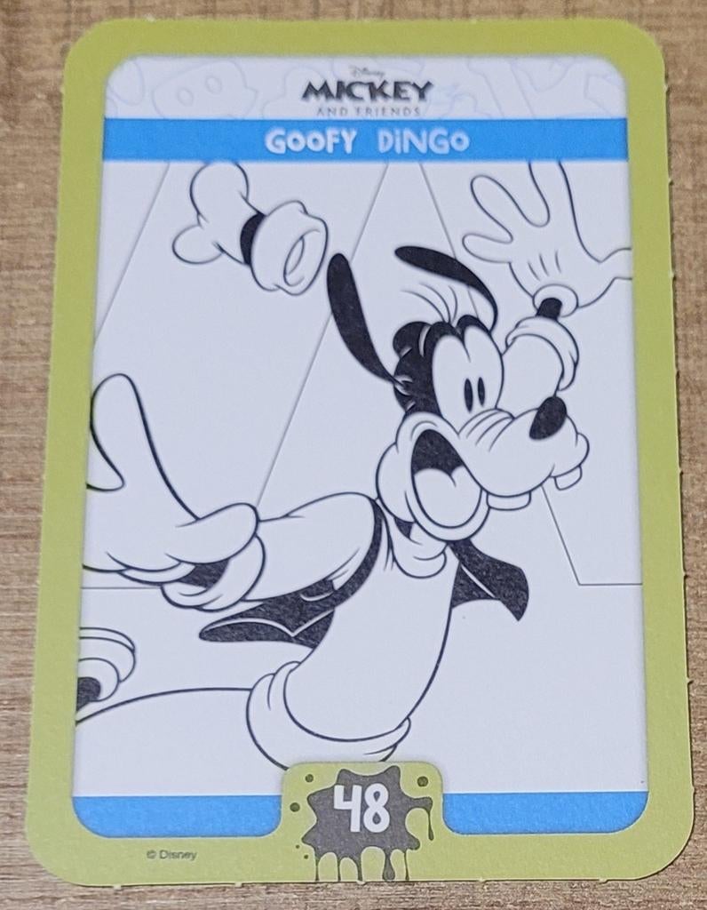 Goofy: Disney Colour Magic verzamelkaart, Verzamelen, Ophalen of Verzenden, Goofy of Pluto, Zo goed als nieuw, Plaatje of Poster
