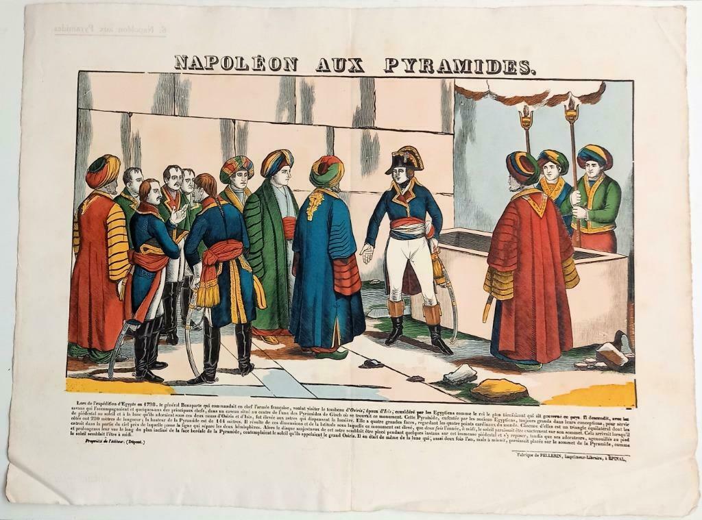 [Epinal Pellerin] Napoleon aux Pyramides - Egypte Osiris, Enlèvement ou Envoi