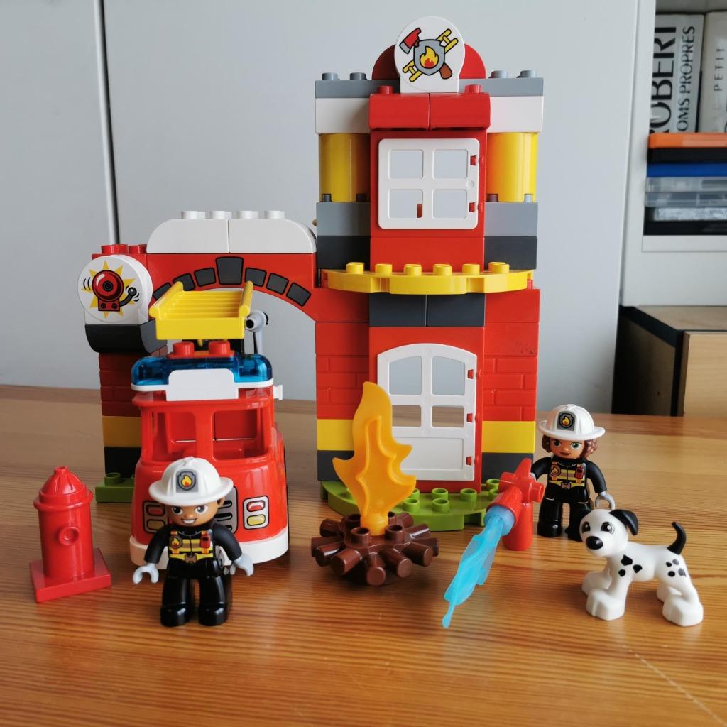 duplo 10903 - caserne de pompiers, Enlèvement ou Envoi, Utilisé, Ensemble complet, Duplo