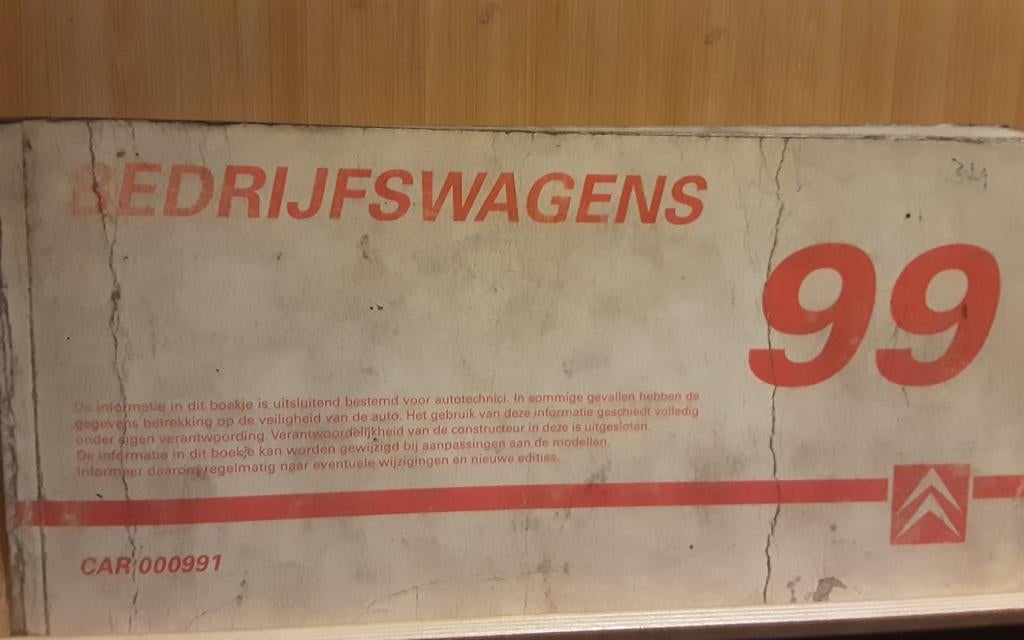 Citroën bedrijfswagens technische documentatie, Enlèvement ou Envoi