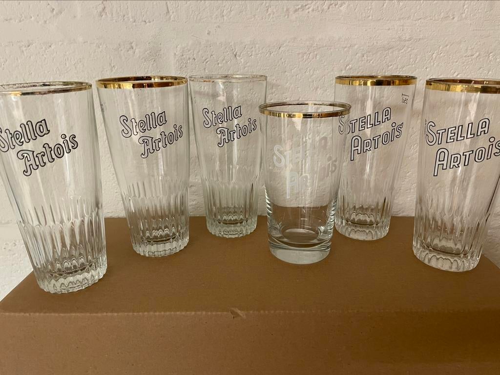 Stella Artois bierglazen, Ophalen, Gebruikt, Bierglas